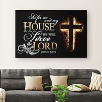 Christian Wall Art Canvas Bible Verse Prints and Posters Pictures Decorative Fabric Painting For Living Room Pictures No Frame miniinthebox