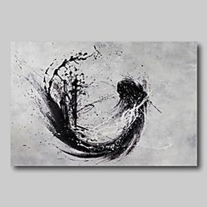 Oil Painting Hand Painted Horizontal Abstract Abstract Landscape Comtemporary Modern Rolled Canvas (No Frame) Lightinthebox