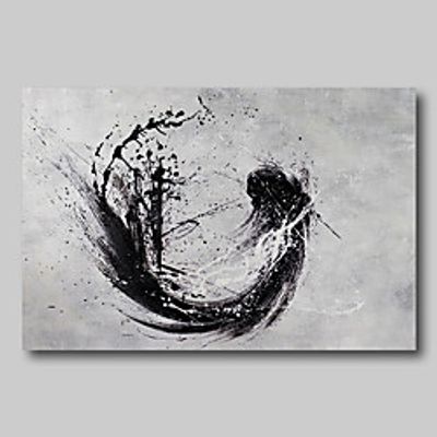Oil Painting Hand Painted Horizontal Abstract Abstract Landscape Comtemporary Modern Rolled Canvas (No Frame) Lightinthebox