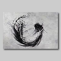 Oil Painting Hand Painted Horizontal Abstract Abstract Landscape Comtemporary Modern Rolled Canvas (No Frame) Lightinthebox - thumbnail