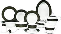 Premium Bone China Dinner Set, 83 Pcs Set-(White)-(RF11046)