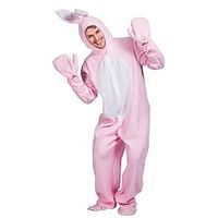 Adults' Kigurumi Pajamas Nightwear Christmas Pajamas Rabbit Bunny Animal Animal Onesie Pajamas Pajamas Funny Costume Coral fleece Cosplay For Men and Women Masquerade Animal Sleepwear Cartoon miniinthebox - thumbnail