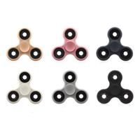 Polished Rotating Fidget Hand Spinner With Three Hole Fingertips Fingers Gyro Reduce Stress Toys - thumbnail