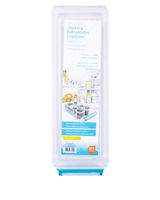 Dial Clear Organizer with Blue Rubber Handle Trim 5.08 x 10.16 x 30.48 cm Dial Clear Organizer with Blue Rubber Handle Trim 5.08 x 10.16 x 30.48 cm