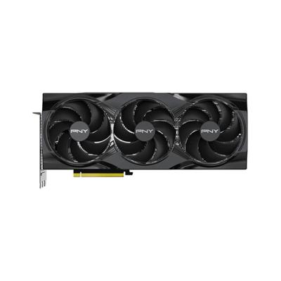 PNY Nvidia GeForce RTX 5090 Triple Fan OC Edition Graphics Card, GDDR7 32GB 512-bit Memory, HDMI 2.1a, DP 2.1b Outputs, PCI Express 5.0, 2410 MHz Boost Clock, 1792 GB/s Memory Bandwidth