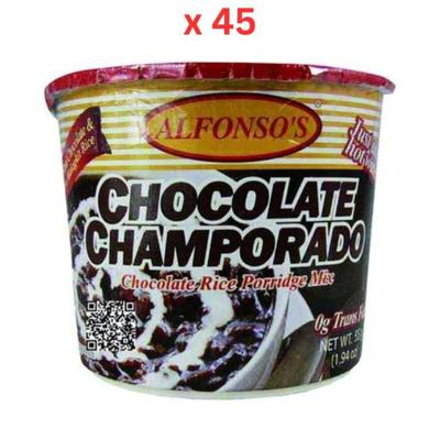 Alfonsos Chocolate Champorado 55G Pack of 45