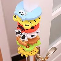 2PCS Baby Safety Door Stopper Doorknob Wall Furniture Protection Card Care Child Noise Prevention Anti-Pinch Finger Protector miniinthebox - thumbnail