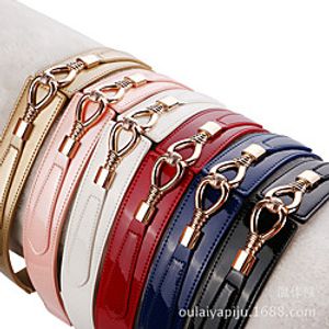women's leather belts, women's elastic elastic buttons, and dress coats, girdle, women's fashion, versatile, wide belts Lightinthebox