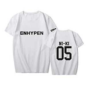 Inspired by KPOP Enhypen T-shirt Anime 100% Polyester Anime 3D Harajuku Graphic T-shirt For Men's / Women's / Couple's miniinthebox