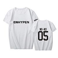 Inspired by KPOP Enhypen T-shirt Anime 100% Polyester Anime 3D Harajuku Graphic T-shirt For Men's / Women's / Couple's miniinthebox - thumbnail