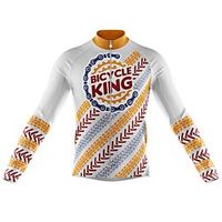 21Grams Men's Long Sleeve Cycling Jersey Spandex White Gear Bike Top Mountain Bike MTB Road Bike Cycling Quick Dry Moisture Wicking Sports Clothing Apparel  Athleisure Lightinthebox - thumbnail