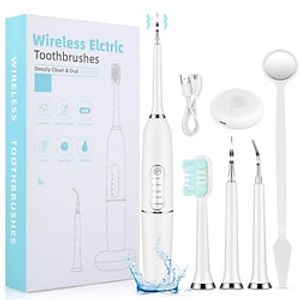 Smart Touch Tooth Cleaner Tooth Filler With Stand To Remove Tooth Stains And Tartar Home Electric Toothbrush miniinthebox