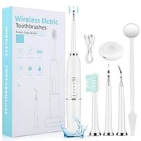 Smart Touch Tooth Cleaner Tooth Filler With Stand To Remove Tooth Stains And Tartar Home Electric Toothbrush miniinthebox - thumbnail