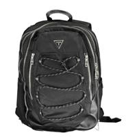 Guess Jeans Black Polyamide Backpack - GU-17508