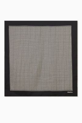 Foulard Scarf in Valentino Optical Silk