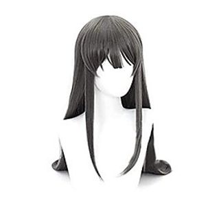 tlsd sakurajima mai wig cosplay hair clip,rascal does not dream of bunny girl senpai costume hair Lightinthebox