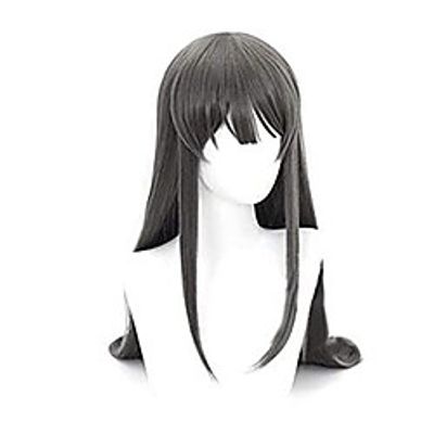 tlsd sakurajima mai wig cosplay hair clip,rascal does not dream of bunny girl senpai costume hair Lightinthebox