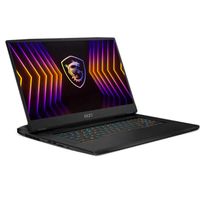 MSI Titan GT77 HX Gaming Laptop, Core i9 13980HX, 64GB RAM, 2TB SSD, 12GB NVIDIA RTX4080, 17.3 inch UHD 144Hz, Window 11 Home, English-Arabic Keyboard Black - 13VH - 9S7-17Q211-026 - thumbnail
