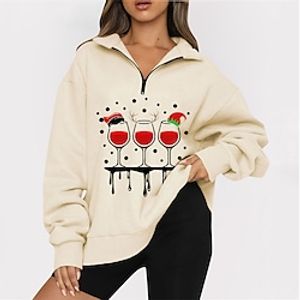 Women's Sweatshirt Sportswear Zipper Green Black Blue Solid Color Casual Hoodie Long Sleeve S M L XL 2XL 3XL Lightinthebox