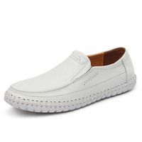 Large Size Men Hand Stitching Slip On Loafers