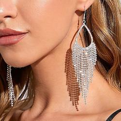 1 Pair Drop Earrings For Women's Party Evening Gift Birthday Alloy Fashion Lightinthebox