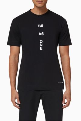 Be As One Logo Cotton T-Shirt