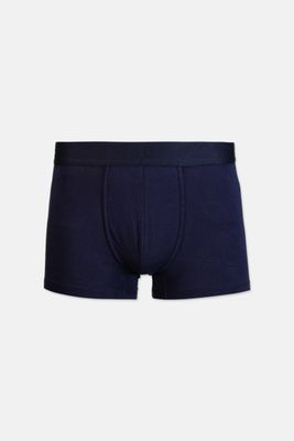 Mens 3 Soft Stretch Trunk  Navy