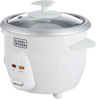 BLACK+DECKER 350W 0.6L Rice Cooker With Removable NonStick Bowl, Steaming Tray, Water Level Indicator And A Glass Lid With Cool Touch, For Healthy Meals RC650-B5