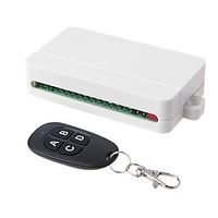 Smart home Universal AC 110V 220V 10A Relay 4CH 10A relay Wireless RF Remote Control Switch Transmitter Receiver Garage openerLights ON OFF 433mhz Lightinthebox - thumbnail