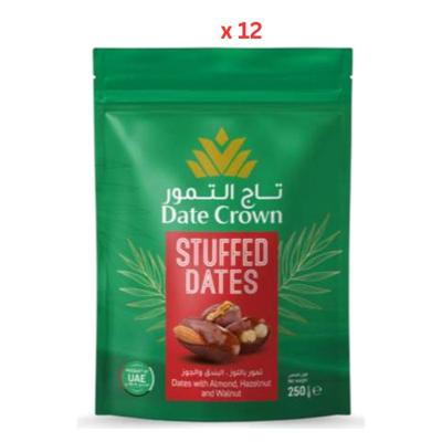 Date Crown Date Stuffed Dates With Almond Hazelnut And Walnut Nut 12X250G