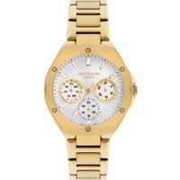 Lee Cooper Women's Multi Function Display Watch & Metal Strap, Gold - LC07844.130