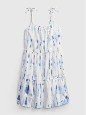 Kids Tie-Dye Tiered Dress