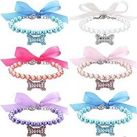 Dog Dog Scarf Dog Bandana  Dog Hat Tie  Bow Tie Bowknot Stars Fashion Cute Sports Casual  Daily Dog Clothes Puppy Clothes Dog Outfits Soft Rosy Pink Costume for Girl and Boy Dog Cotton Lightinthebox - thumbnail