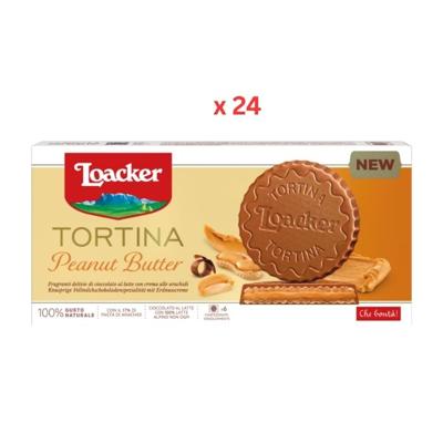 Loacker Tortina Peanut Butter Milk Chocolate 24X126G