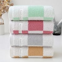 Household Cotton Square Towel Home Cotton 1 Piece Face Towel (13 x 29 Inches)Highly Absorbent and Quick Dry Hand Towel Lightinthebox