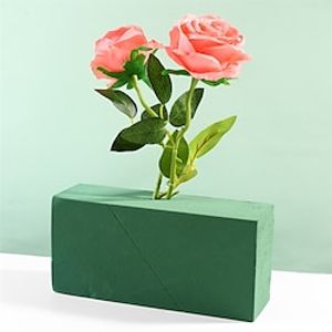 1pc Floral Foam Bricks Green Foam Mud Blocks for Artificial Flowers Plants Dried Arrangement Wet Flowers Foam BRICKS Green miniinthebox