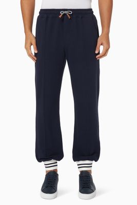 Stripe Jogger Pants in Cotton Stripe Jogger Pants in Cotton