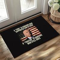 A Fool Is Someone Who Supported Him Doormat Kitchen Mat Floor Mat Non-Slip Area Rug Oil Proof Rug Indoor Outdoor Mat Bedroom Decor Bathroom Mat Entrance Rug Lightinthebox