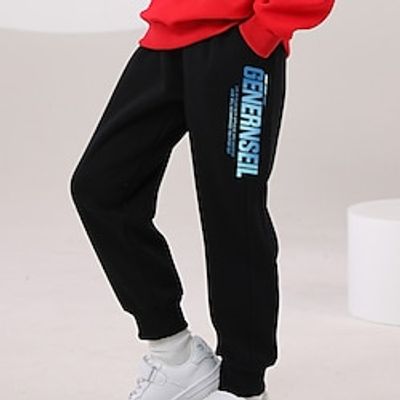Kids Boys Sweatpants Trousers Pocket Solid Color Letter Comfort Pants School Daily Black Pink Light Grey Mid Waist Lightinthebox Kids Boys Sweatpants Trousers Pocket Solid Color Letter Comfort Pants School Daily Black Pink Light Grey Mid Waist Lightinthebox