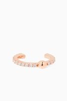 LANCIA Single Ear Cuff with Diamonds in 18kt Rose Gold - thumbnail