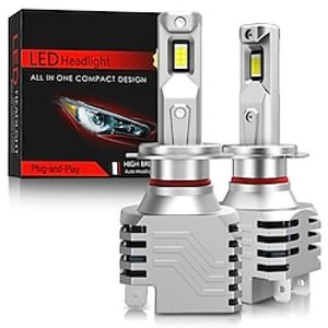 OTOLAMPARA Plug and Play Design H4 LED Super CAN-bus Error Free LED H11 Headlight Kit 9005 9006 H7 LED Headlamp Replacement Bulb Car Lights 20000LM 110W 6500K White 3570 CSP 12V Chip Auto Lamp miniinthebox