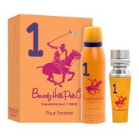 Beverly Hills Polo Club 1 Sport Pour Femme Gift Set 100Ml Edp + 150Ml Deo Spy