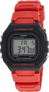 Casio Watch For Men Quartz Digital Display and Resin Strap W-218H-4B