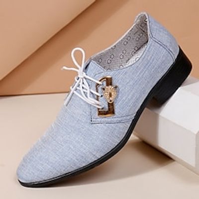 Men's Oxfords Retro Formal Shoes Walking Casual Daily Leather Comfortable Booties / Ankle Boots Loafer Light Blue Black Blue Spring Fall miniinthebox Men's Oxfords Retro Formal Shoes Walking Casual Daily Leather Comfortable Booties / Ankle Boots Loafer Light Blue Black Blue Spring Fall miniinthebox