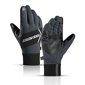 Ski Gloves Snow Gloves for Women Men Touchscreen Thermal Warm Waterproof PU Leather Full Finger Gloves Snowsports for Cold Weather Winter Skiing Snowboarding Cycling Lightinthebox
