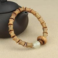 Men's Women's Bead Bracelet Retro Vintage Theme Fashion Wood Bracelet Jewelry As Picture For Daily Holiday Festival Lightinthebox - thumbnail