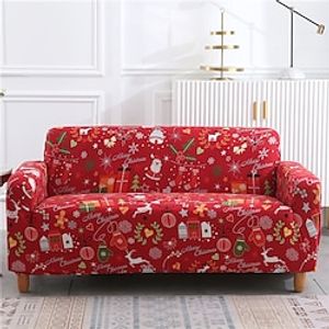 Christmas Couch Covers Sectional Sofa Cover For Dogs Pet, Slipcovers For Love Seat, L Shaped,3 Seater, U Shaped, Arm Chair Washable Couch Protector Soft Durable miniinthebox