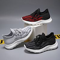 2021 boys' shoes summer boys breathable one-step single mesh shoes hollow new large children's mesh shoes Lightinthebox - thumbnail