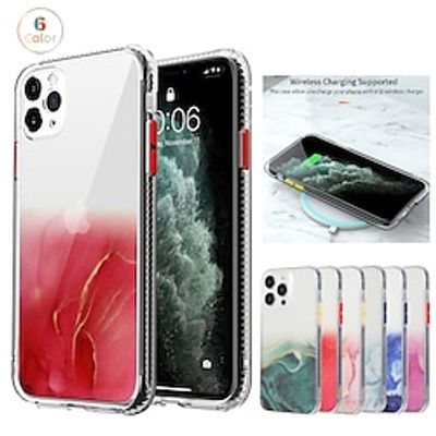 Phone Case For Apple Back Cover iPhone 14 Pro Max Plus iPhone 14 IMD Full Body Protective Soft Edges Color Gradient Marble TPU PC miniinthebox