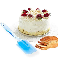 3pcs/set Baking Pastry Spatulas Set Kitchen Heat-resistant Flexible Silicone Spatulas Flipping Servi